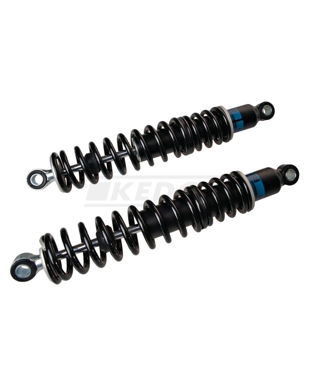 BILSTEIN Rear TwinShock Absorber 370mm, 1 pair, rubber mount, stock length,  comfortable set-up , Manufacturer Certification