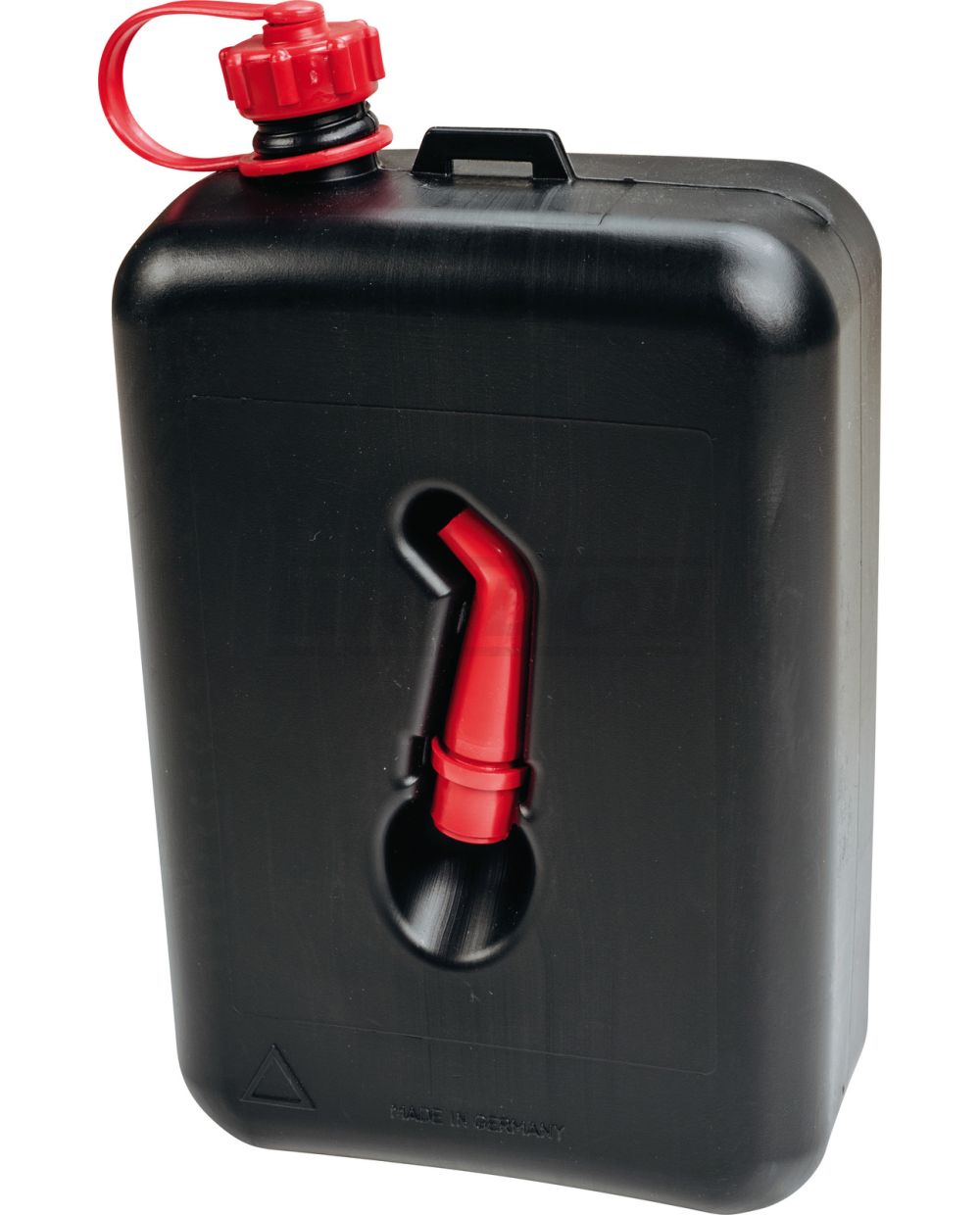 2l Jerry Can, plastic, black, 27x15x8cm, 100% proof (Hünersdorff)