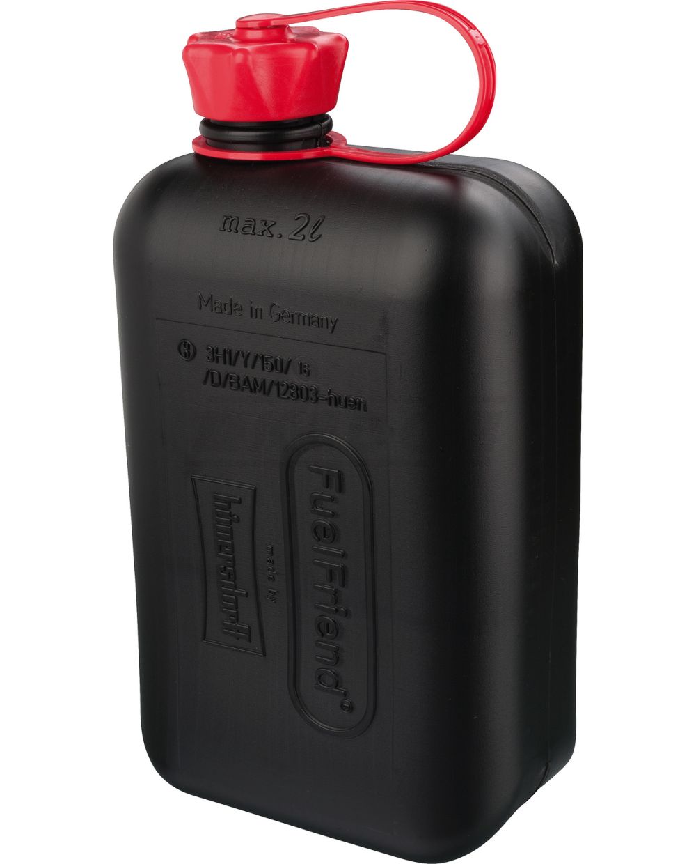 2l Canister Hünersdorff 'Fuelfriend', black, 27x15x8cm, 100% proof, fuel  nozzle suitable