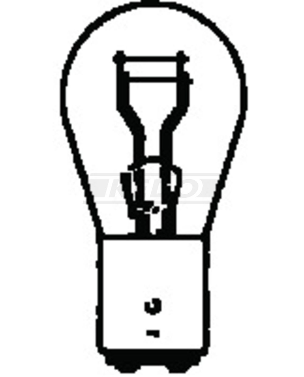 12V HS1 Halogen-Glühlampe 35/35W PX43T (Fahrt-/Fernlicht)