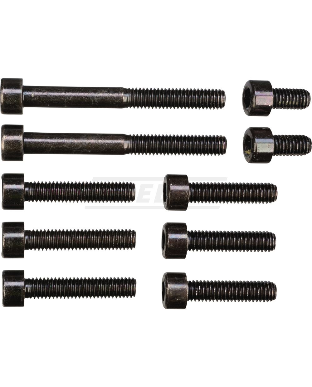 Replika-Schrauben-Set Zylinder/-kopf (schwarz verzinkt, Festigkeit 8.8, M6,  Innensechskant-Kopf)