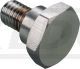 Seat Strap Bolt, 1 Piece, Stainless Steel, Chrome Plated, OEM reference # 90109-08444