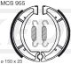 TRW-LUCAS Bremsbacken vorn/hinten (Für TT500 siehe 10267!, alternativ EBC siehe Art. 10003)