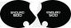 Seitendeckelaufkleber-Set 'Enduro 500' rechts+links, schwarz (Schrift weiß)
