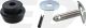 Edelstahl-Stiftbolzen mit Schraubenkopf inkl. aller Kleinteile komplett für Seitendeckel
