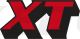 Tank-Emblem / Logo / Schriftzug 'XT' rot/schwarz, 1 Stück