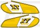 Tank Decal Design Model 1979,  'Competition Yellow', complete left/right, can be painted over