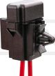Sicherungshalter Mini-Flachsicherung, 10A, inkl. Reservesicherung, Spreiznietbefestigung für 6mm-Bohrung