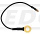 Cable de masse (longueur:160mm/oeillet 8mm/connectique japonaise)