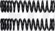 YSS Replacement/Tuning Spring for 395mm Rear Shocks, 1 pair, black, recommended for load/driver's weight 70kg and less