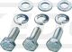 9-Piece Mounting Kit, zinc-plated, for inner fender item no. 28123