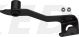 Kettenspanner-Arm Edelstahl, schwarz kunststoffbeschichtet (Lochabstand 19mm, passender Schleifblock siehe Art. 21112)