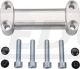 Handlebar Grip 'Sporty', polished aluminium, incl. 4 pcs. fixing screws + 4 pcs. black cover caps