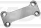 Handlebar Clamp Billet Aluminium, Plain Surface