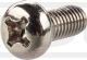 Phillips Screw M6x14mm, nickel-plated brass, Japanese head diameter 10mm, replaces 92502-06016