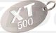 Schlüsselanhänger mit XT500-Logo, Edelstahl