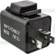 Blinkrelais 12V/21W, 3polig, elektronisch, inkl. Gummi-Halter Art. 41113