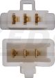 Fiche 3 contacts, 2X3 contacts type 110 inclus (fiche à cran d'arrêt)