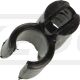 Venting Hose Clip, black, diameter middle strut min. 11mm, hose outside max. 8mm (UFO)