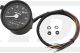 Daytona 'Mechanica II' Speedometer, 140km/h display, 60mm diameter, black housing, black dial, 4 pilot lights, LED illumination, 6-12V