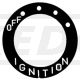 Ignition Switch Label, for 4-Position Main Switch (Universal)