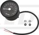 Daytona 'Mechanica II' Mini Tachometer, 12.000 rpm, 60mm diameter, housing & dial black, LED illumination, 6-12V