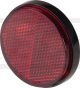 Replika Reflektor rund/rot, schwarzes Gehäuse, Durchmesser 55/59mm, 1 Stück, mit M5-Gewinde, e-geprüft, OEM-Vergleichs-Nr. 449-85131-01