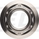 Rear Wheel Axle Nut, stainless steel with flange, NO locking device, M16x1.50 (EN 1.4401)
