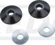 Mini-Blinker-Adapter für vordere Blinkerhalterung/Lampenhalter, passend für Blinker mit M8 Bolzen, Aluminium schwarz eloxiert, 1 Paar