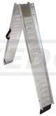 Alu-Auffahrrampe, klappbar, 228cm lang 16.5cm breit, bis 180kg (Maße gefaltet: 117x16.5x10cm, verriegelbar, Handgriff zum Transport)