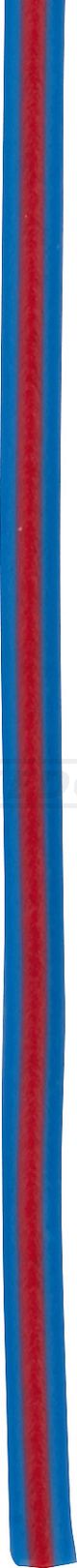 KABEL, 1 Meter 0.75qmm blau-rot (blaues Kabel mit rotem Strich)