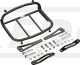 Front Luggage Rack, black stainless steel, with brackets and mounting material, luggage area approx. 23x15cm, versatile adjustable