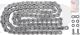 RK RX-Ring Chain Type 520XSO2 silver, 100 links, OPEN type with rivet chain joint, matching clip chain joint see item 91081-2