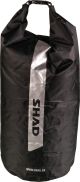 Drybag / Pack Roll, 8l, black, waterproof, size approx. 30x16cm, thin nylon material, for minimal luggage