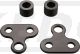 Kit d'adaptateurs pour clignotants Spark ( 41604,41684,41685) ou autres avec tige de 8mm, inox noir. La paire