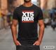 T-Shirt »XT500 Rider« , Farbe schwarz, Größe M-XL, Regular Fit, 100% Baumwolle