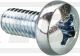 M6x12mm Linsenschraube mit Kreuzschlitz 4.8 blank verzinkt