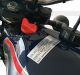 Service Sticker PETROL/SUPER, black on silver foil, size approx. 82x35mm, mounting position on tank see photo, 1 piece