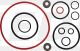O-ring Engine Set, 11 O-rings + 2 valve stem seals, without O-rings oil filter cover and specific XT500 O-rings item 22112 and 27330