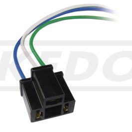 H4 Lampenfassung 90 Grad Gewinkelt Mit Kabel – Für Halogen & LED, Bis 70 Watt, 6–24 V, P43t