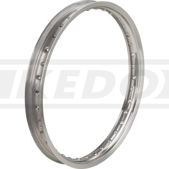 Replica Aluminium Rim 1.85x21', Polished, Drilled