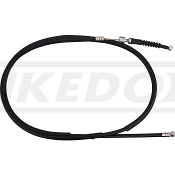 Brake Cable, Extended +85mm, M6 Adjuster at Bottom, Stainless Steel Cable, Silicone Coated Outer Shell