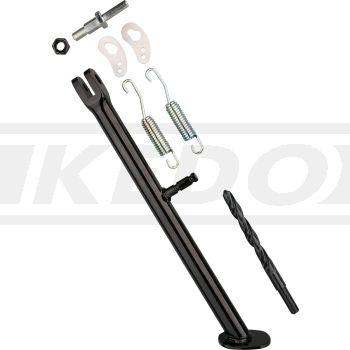 Side Stand Conversion Set, suitable for worn frame bore (conversion to 12mm-bolt incl. drill)