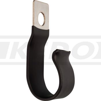 Cable Clamp, Rubberized, OEM reference # 90465-10090 (for upper engine bracket, RH)