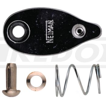 Small Parts for Steering Lock (Oval Cover incl. Rivet, Spring and  Washer)