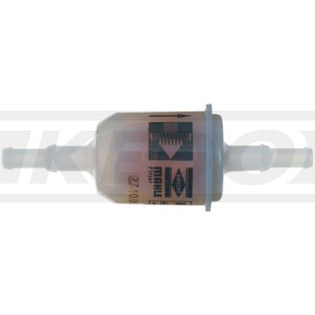 Fuel Filter 'Maxi', fits 6-8mm Fuel Line, with Paper Filter Element (transparent Plastic Casing)