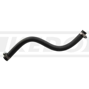 HD-Ventilation Hose between Cylinder Head and Oil Tank/Frame, incl. two stainless steel hose clamps (replaces OEM 90445-11289)