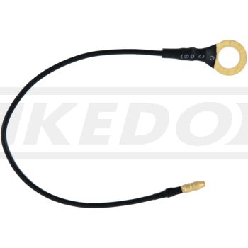 Massekabel (L=220mm/Öse 10mm/Japan-Stecker)