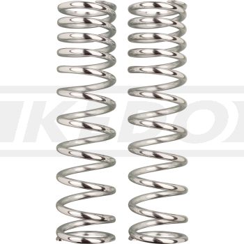 YSS Replacement/Tuning Spring for 370mm Rear Shocks, 1 pair, chrome, recommended for load/driver's weight 70kg and less (Vehicle Type Approval)