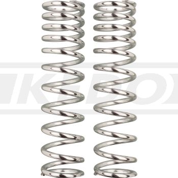 YSS Replacement/Tuning Spring for 370mm Rear Shocks, 1 pair, chrome, recommended for load/driver's weight 70kg and less (Vehicle Type Approval)